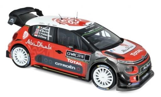 Citroen C3 1/18 Norev WRC Rallye WM 2018 Presentation Version modellino in miniatura