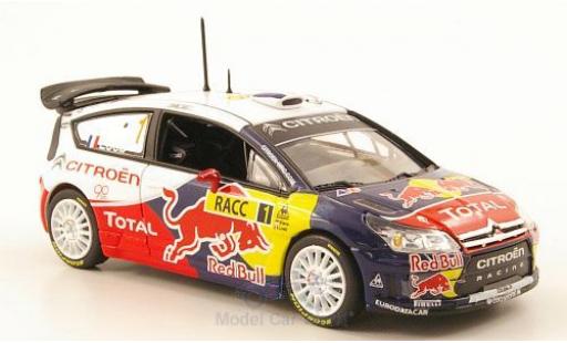Citroen C4 WRC 1/43 Norev WRC No.1 Racing Red Bull -Total WRC Rallye Spanien 2009 S.Loeb/D.Elena modellino in miniatura