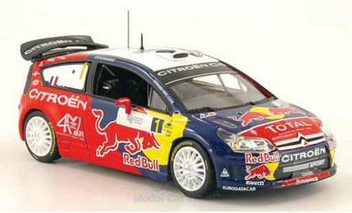 Citroen C4 WRC 1/43 Norev WRC No.1 Red Bull Tour de Corse 2008 modellino in miniatura