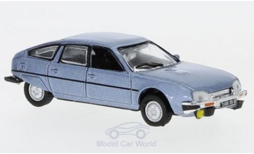 Citroen CX 1/87 Norev 2400 GTi metallico blu 1977 modellino in miniatura