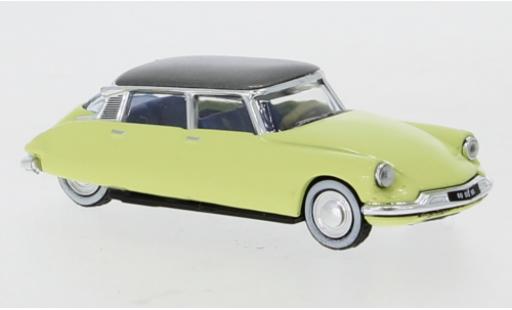 Citroen DS 1/87 Norev 19 giallo/metallico grigio 1958 modellino in miniatura