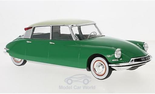 Citroen DS 19 1/18 Norev 19 verde/beige 1956 modellino in miniatura