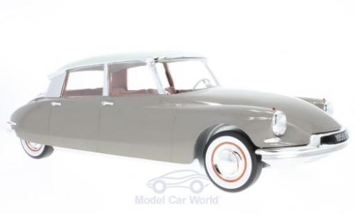 Citroen DS 19 1/12 Norev 19 marroneee/bianco 1959 modellino in miniatura