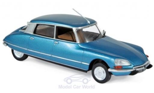 Citroen DS 1/43 Norev 23 Pallas metallico blu 1974 modellino in miniatura