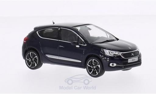 DS Automobiles DS4 1/43 Norev Citroen DS 4 metallico blu 2015 modellino in miniatura
