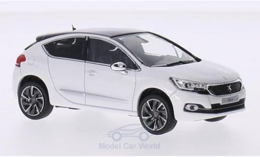 DS Automobiles DS4 1/43 Norev Citroen DS 4 metallico bianco/porpora 2015 modellino in miniatura