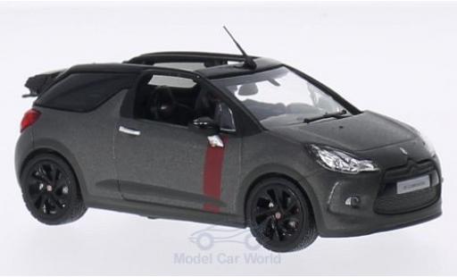 DS Automobiles DS3 1/43 Norev Citroen Cabrio Racing matt-grigio 2014 modellino in miniatura