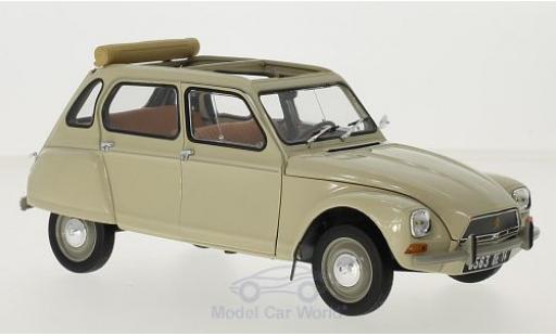 Citroen Dyane 1/18 Norev 6 beige 1970 modellino in miniatura