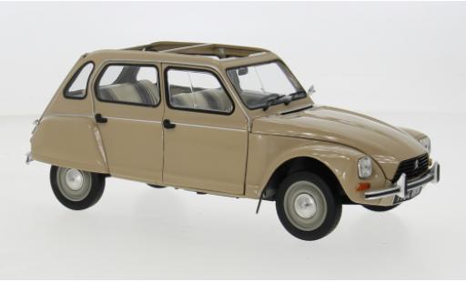 Citroen Dyane 1/18 Norev beige 1983 1:18 modellino in miniatura