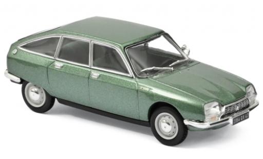 Citroen GS 1/43 Norev 1200 Club metallico verde 1973 modellino in miniatura