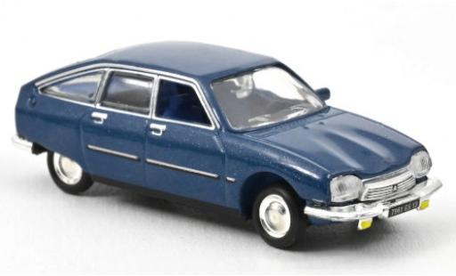 Citroen GS 1/87 Norev Pallas metallico blu 1977 modellino in miniatura
