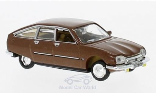 Citroen GS 1/87 Norev Pallas metallico marroneee 1978 modellino in miniatura