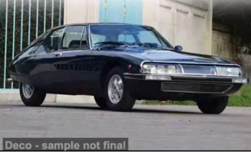 Citroen SM 1/87 Norev blau 1972 1:87 modellino in miniatura