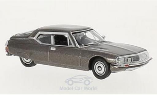 Citroen SM 1/87 Norev metallico marroneee 1970 modellino in miniatura