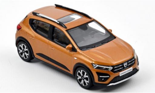 Dacia Sandero 1/43 Norev Stepway metallico orange 2021 modellino in miniatura