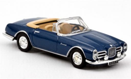 Facel Vega II 1/87 Norev I Cabriolet metallico blu 1963 modellino in miniatura