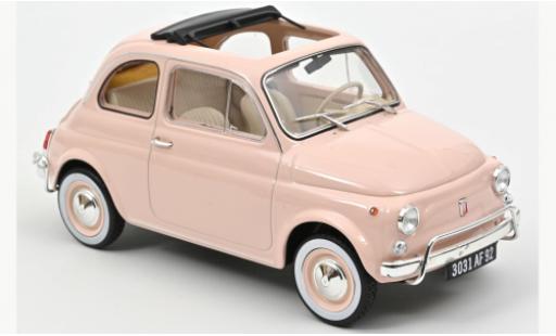 Fiat 500 1/18 Norev L rosa 1968 modellino in miniatura