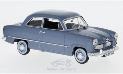 Ford 12M 1/43 Norev metallico blu 1954 modellino in miniatura
