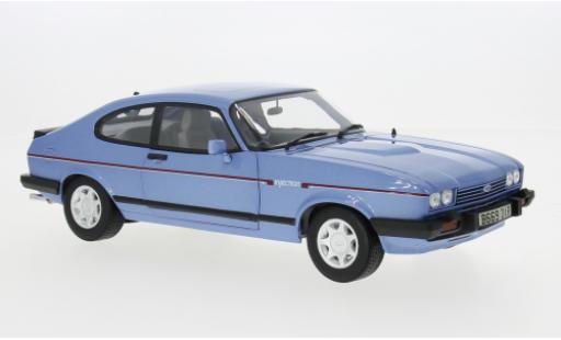 Ford Capri 1/18 Norev MK III 2.8 Injection metallise blau 1984 1:18 modellino in miniatura