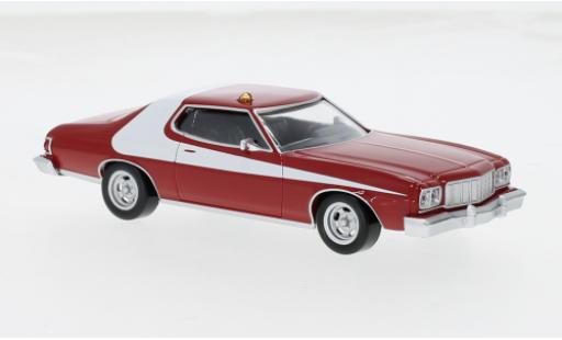 Ford Gran Torino 1/43 Norev rot/weiss 1974 1:43 modellino in miniatura