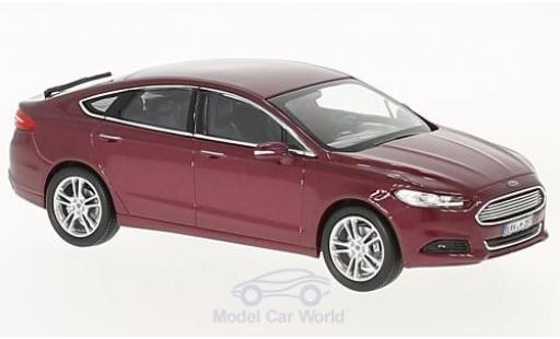 Ford Mondeo 1/43 Norev metallico rosso 2014 modellino in miniatura