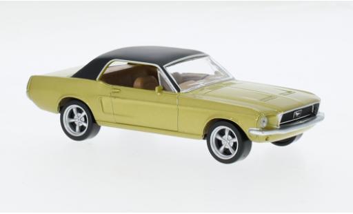 Ford Mustang 1/43 Norev gold/schwarz 1968 1:43 modellino in miniatura