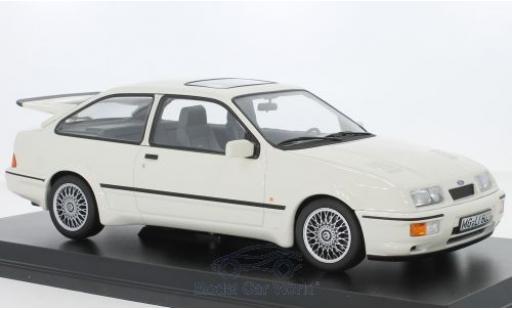 Ford Sierra Cosworth 1/43 Norev RS Cosworth bianco 1986 modellino in miniatura