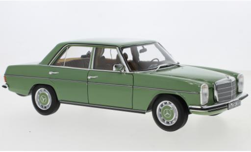 Mercedes 200 1/18 Norev /8 verde 1973 modellino in miniatura
