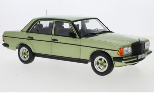 Mercedes 200 1/18 Norev (W123) AMG metallico verde 1984 modellino in miniatura