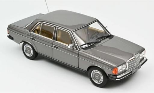 Mercedes 200 1/18 Norev (W123) metallico grigio 1982 modellino in miniatura