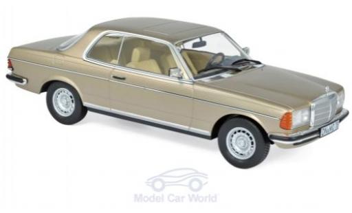 Mercedes 280 1/18 Norev CE (C123) metallico beige 1980 modellino in miniatura