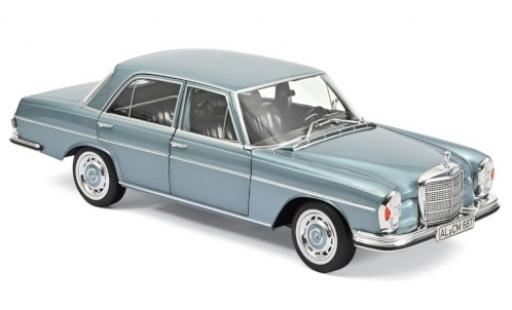 Mercedes 280 1/18 Norev SE (W108) metallico blu 1968 modellino in miniatura