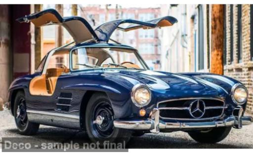 Mercedes 300 1/18 Norev SL blau 1954 1:18 modellino in miniatura