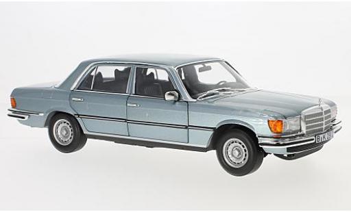 Mercedes 450 1/18 Norev SEL 6.9 metallico blu 1976 modellino in miniatura
