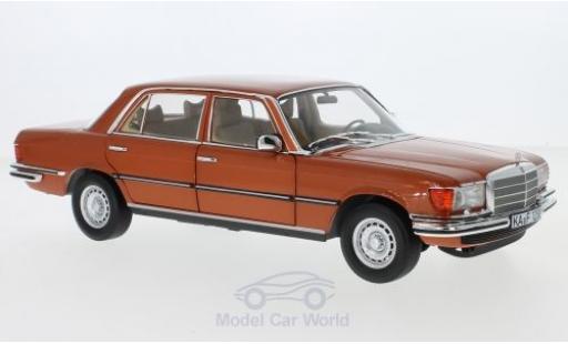 Mercedes 450 SEL 1/18 Norev SEL 6.9 (V116) metallico orange 1976 modellino in miniatura