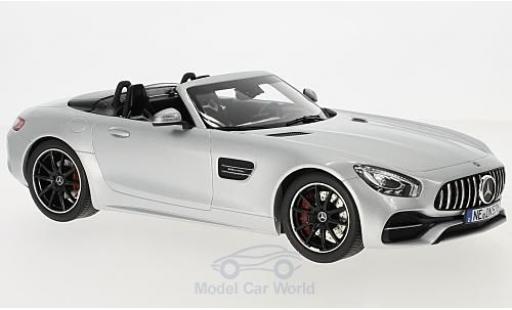 Mercedes AMG GT 1/18 Norev C Roadster grigio 2017 modellino in miniatura