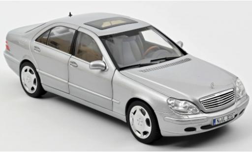 Mercedes Classe S 1/18 Norev S 600 (W220) grigio 1998 modellino in miniatura