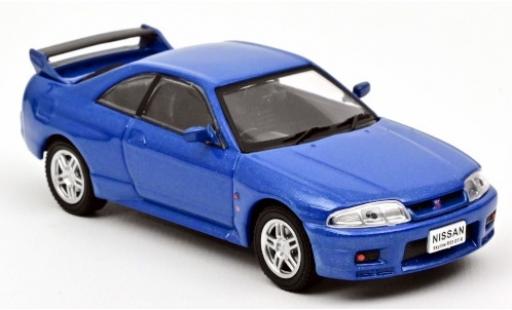 Nissan Skyline 1/43 Norev (R33) GT-R metallico blu RHD 1995 modellino in miniatura