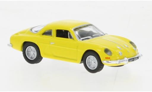 Alpine A110 1/87 Norev Renault giallo 1973 modellino in miniatura