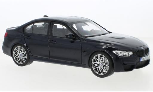 Bmw M3 1/18 Norev Competition metallise blu 2017 modellino in miniatura