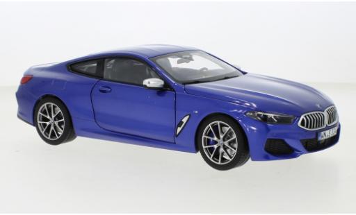 Bmw M850 1/18 Norev i metallise blu 2018 modellino in miniatura