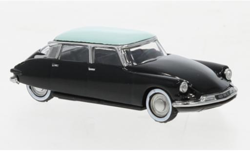 Citroen DS 1/87 Norev 19 nero/turchese 1958 modellino in miniatura