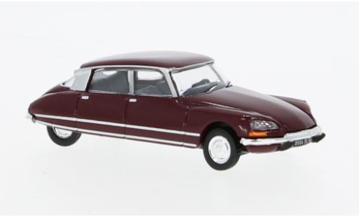 Citroen DS 1/87 Norev 23 rosso foncé 1972 modellino in miniatura