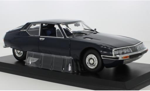Citroen SM 1/18 Norev blu foncé 1972 modellino in miniatura