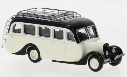 Citroen U23 1/87 Norev Autocar beige/nero 1947 modellino in miniatura