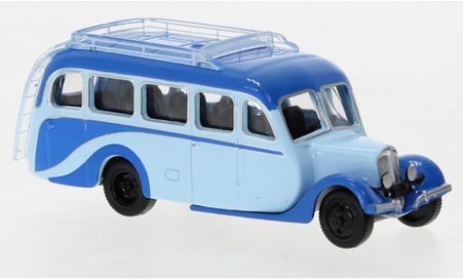 Citroen U23 1/87 Norev Autocar blu/blu 1947 modellino in miniatura