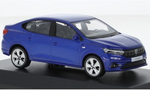Dacia Logan 1/43 Norev metallise blu 2021 modellino in miniatura