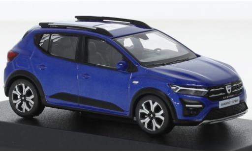 Dacia Sandero 1/43 Norev Stepway metallise blu 2021 modellino in miniatura