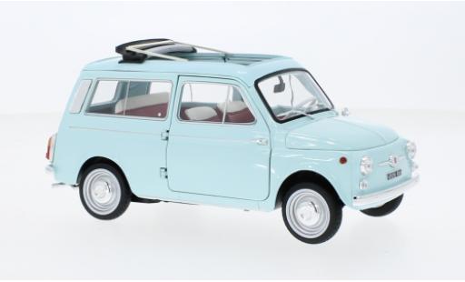 Fiat 500 1/18 Norev Giardiniera blu clair 1964 modellino in miniatura
