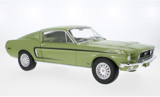 Ford Mustang 1/12 Norev Fastback GT metallise la chaux 1968 modellino in miniatura